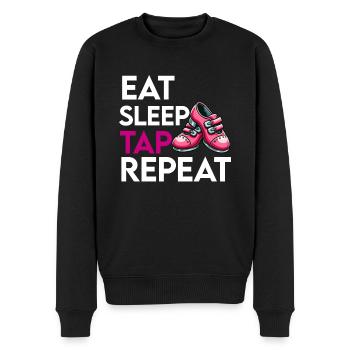 Appréciation du professeur de claquettes pour les filles - Pull Premium bio Homme - noir - Devant - Nico (187cm)