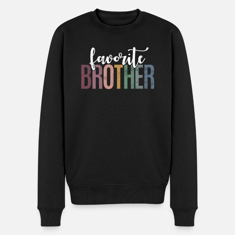 Brother Gifts - Männer Premium Bio Pullover - Schwarz