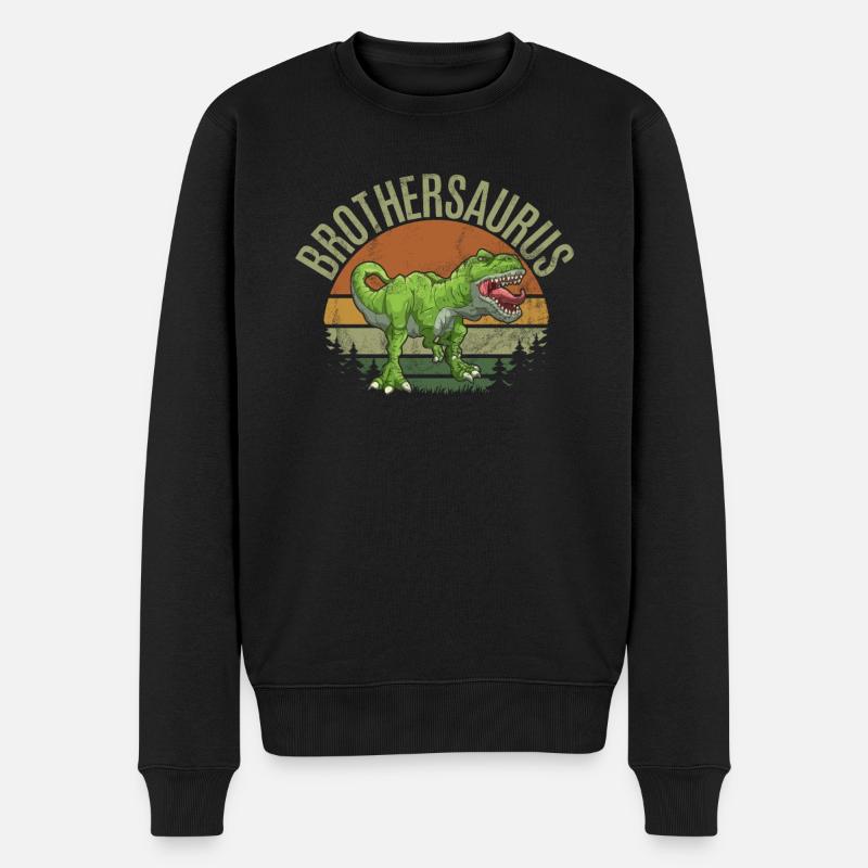 Brother Gifts - Männer Premium Bio Pullover - Schwarz