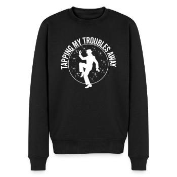 Appréciation du professeur de claquettes pour les filles - Pull Premium bio Homme - noir - Devant - Nico (187cm)