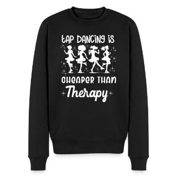 Appréciation du professeur de claquettes pour les filles - Pull Premium bio Homme - noir - Devant - Nico (187cm)