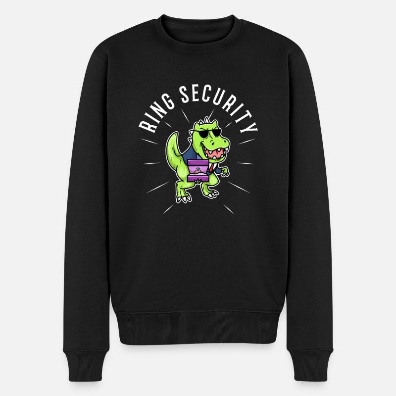 Ring Security Wedding - Men's Premium Organic Jumper - black