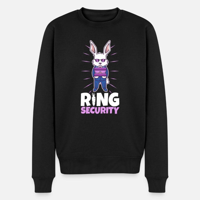 Ring Security Wedding - Männer Premium Bio Pullover - Schwarz