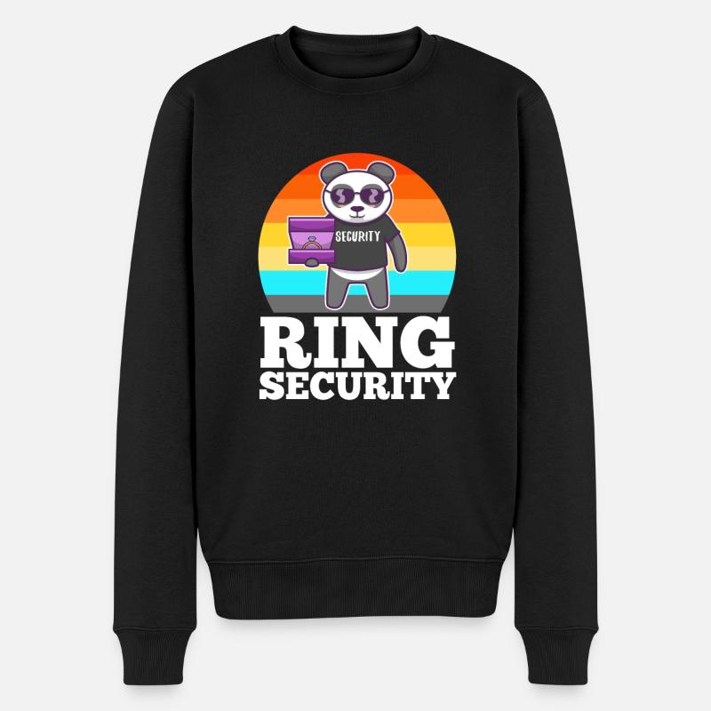 Bague Sécurité Mariage - Pull Premium bio Homme - noir