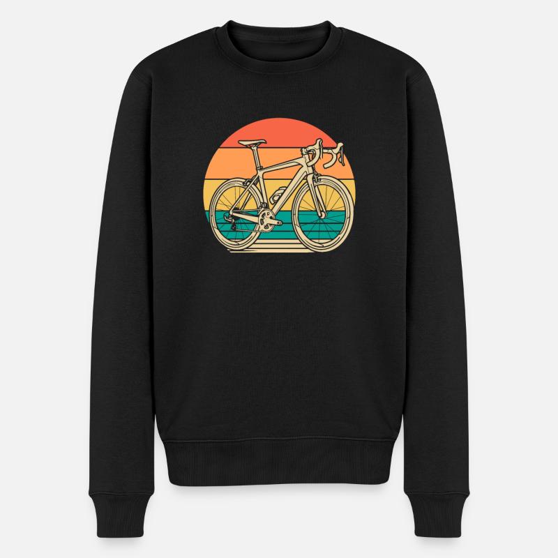Vélo de route Cyclisme Cyclistes - Pull Premium bio Homme - noir