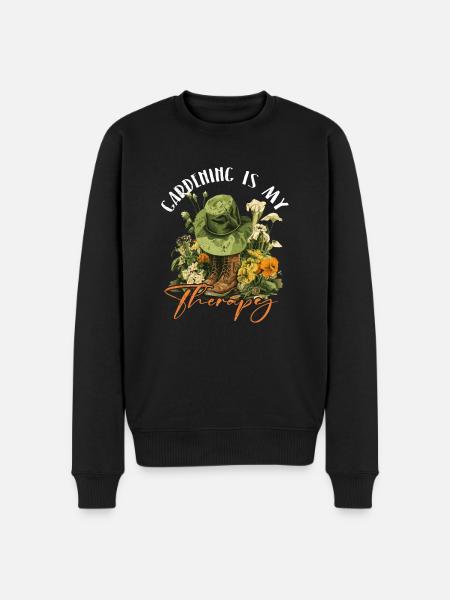 A garden lover's delight - Men's Premium Organic Jumper - black