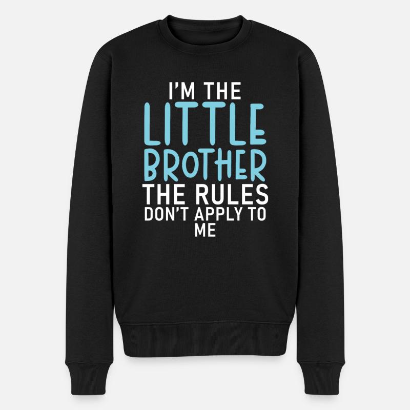 Cadeaux Petit Frère - Pull Premium bio Homme - noir
