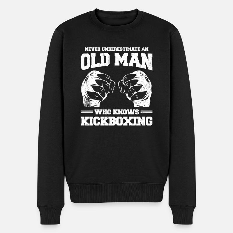 Kickboxen Kickboxer Kickboxing - Pull Premium bio Homme - noir