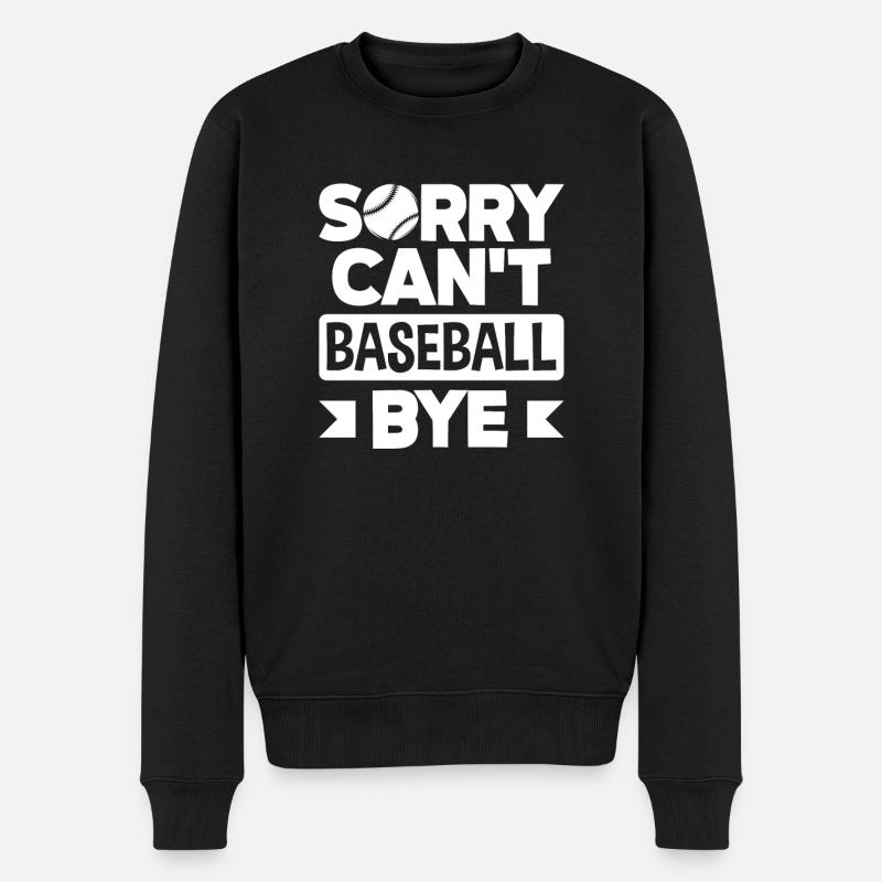 Drôle de baseball - Pull Premium bio Homme - noir
