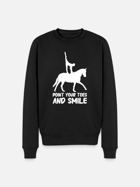 Voltige, équitation, dressage - Pull Premium bio Homme - noir