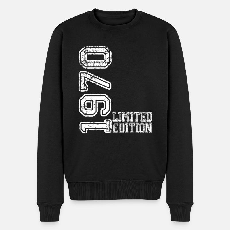 Édition limitée 1970 - Pull Premium bio Homme - noir