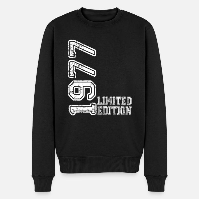 Édition limitée 1977 - Pull Premium bio Homme - noir