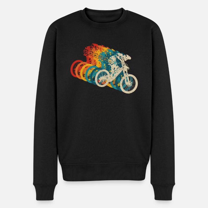 Cadeau de VTT VTT Descente - Pull Premium bio Homme - noir