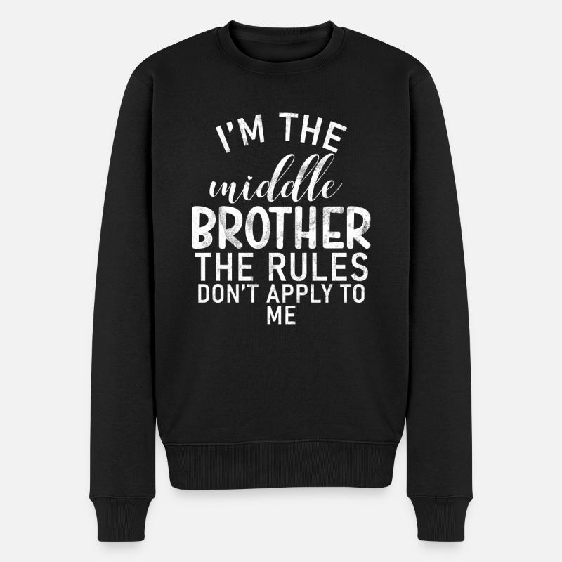 Cadeaux du frère du milieu - Pull Premium bio Homme - noir