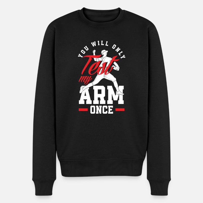 Drôle de baseball - Pull Premium bio Homme - noir