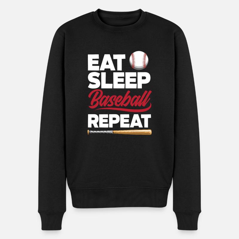 Drôle de baseball - Pull Premium bio Homme - noir