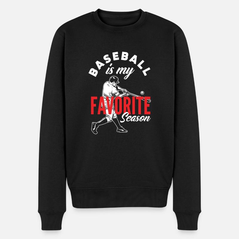 Drôle de baseball - Pull Premium bio Homme - noir