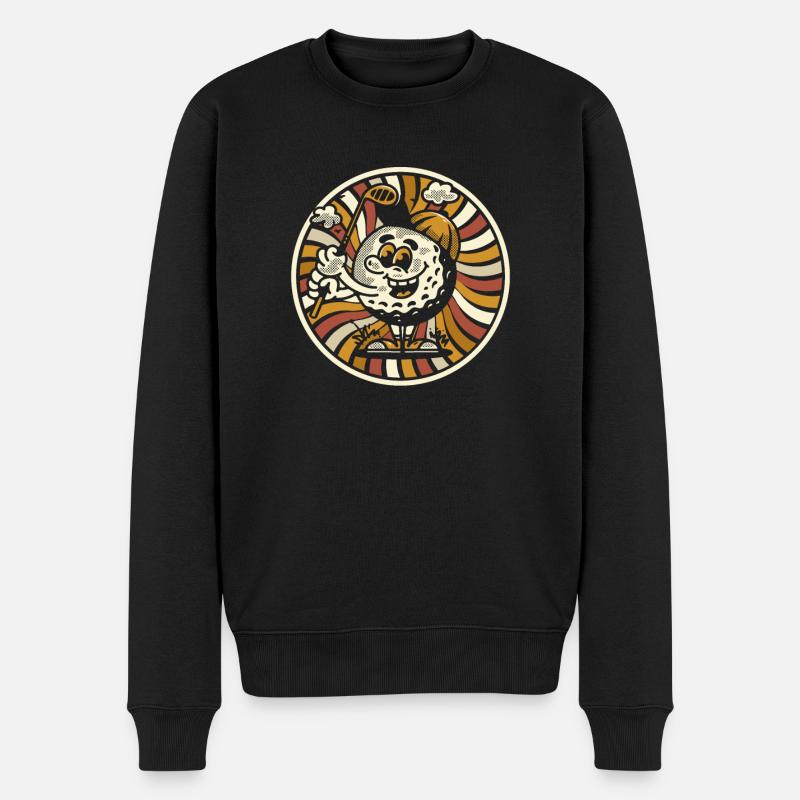 Golf Golfeurs Golfeurs - Pull Premium bio Homme - noir