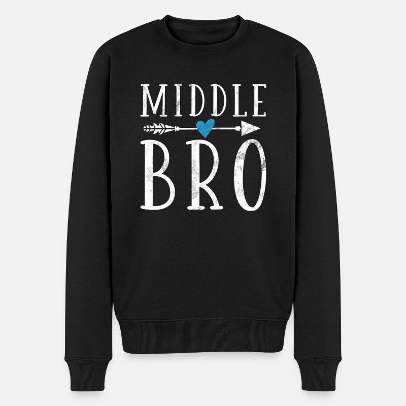 Cadeaux du frère du milieu - Pull Premium bio Homme - noir