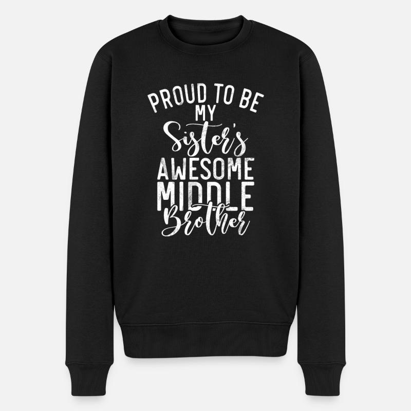 Cadeaux du frère du milieu - Pull Premium bio Homme - noir