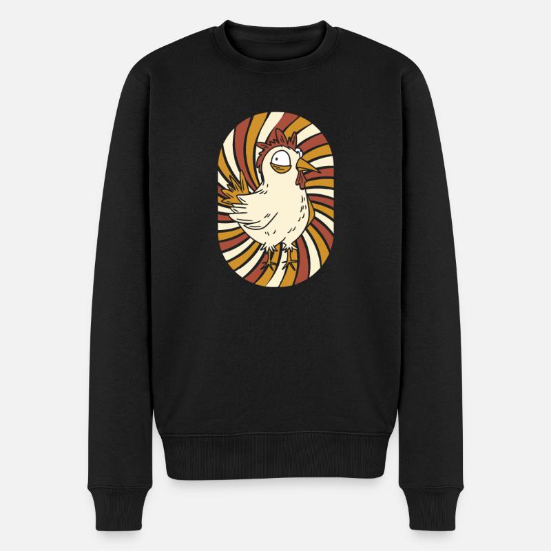 Poule de poulet - Pull Premium bio Homme - noir