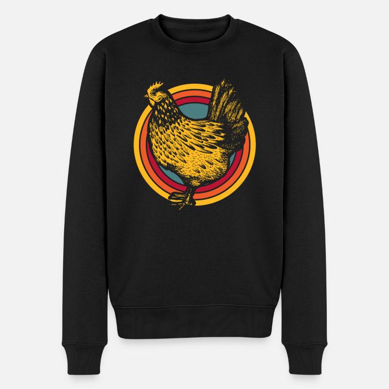 Poule de poulet - Pull Premium bio Homme - noir