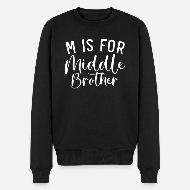 Cadeaux du frère du milieu - Pull Premium bio Homme - noir