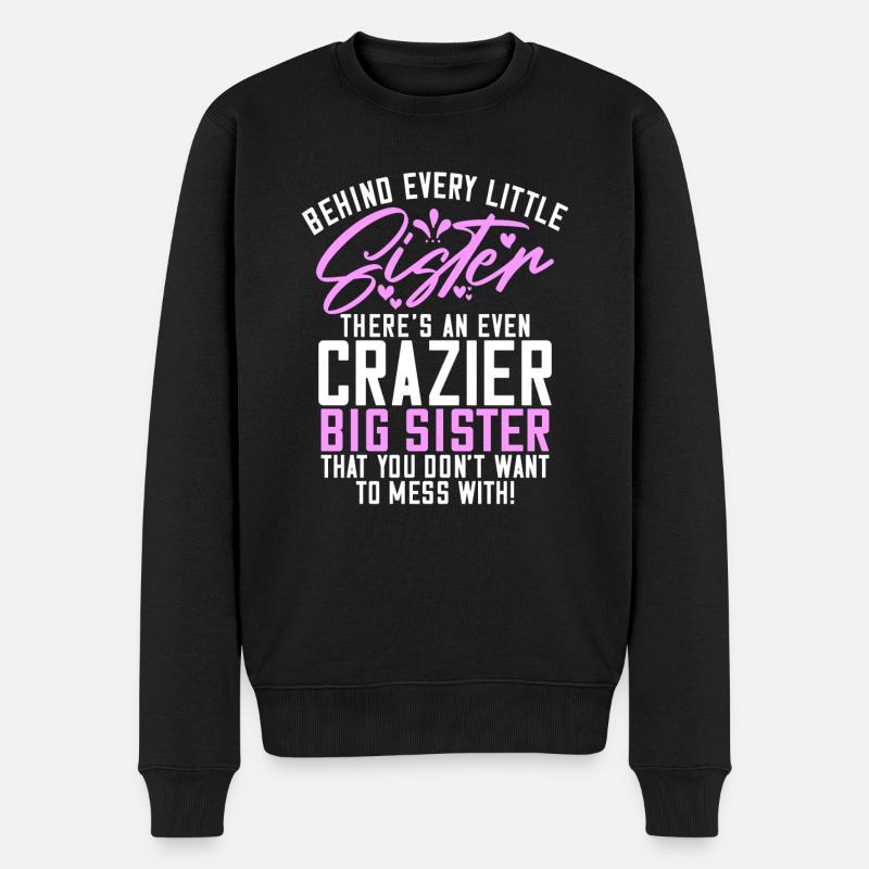Sister Gifts - Männer Premium Bio Pullover - Schwarz