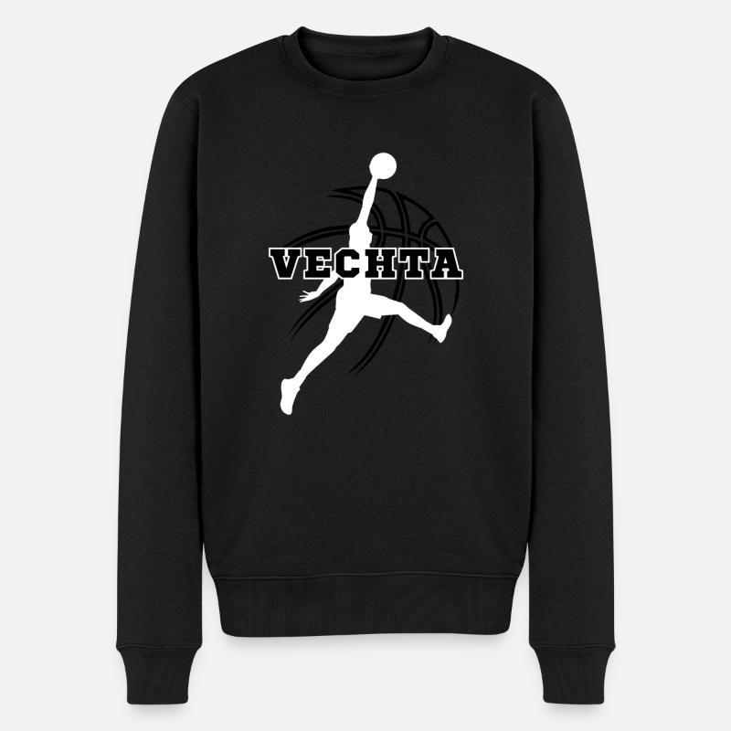 Vechta, meine Stadt! - Männer Premium Bio Pullover - Schwarz