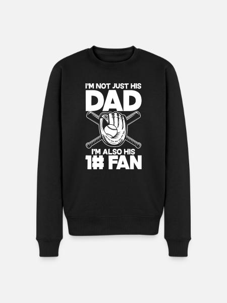 Funny Baseball - Men's Premium Organic Jumper - black