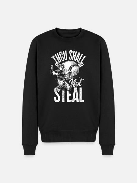 Drôle de baseball - Pull Premium bio Homme - noir