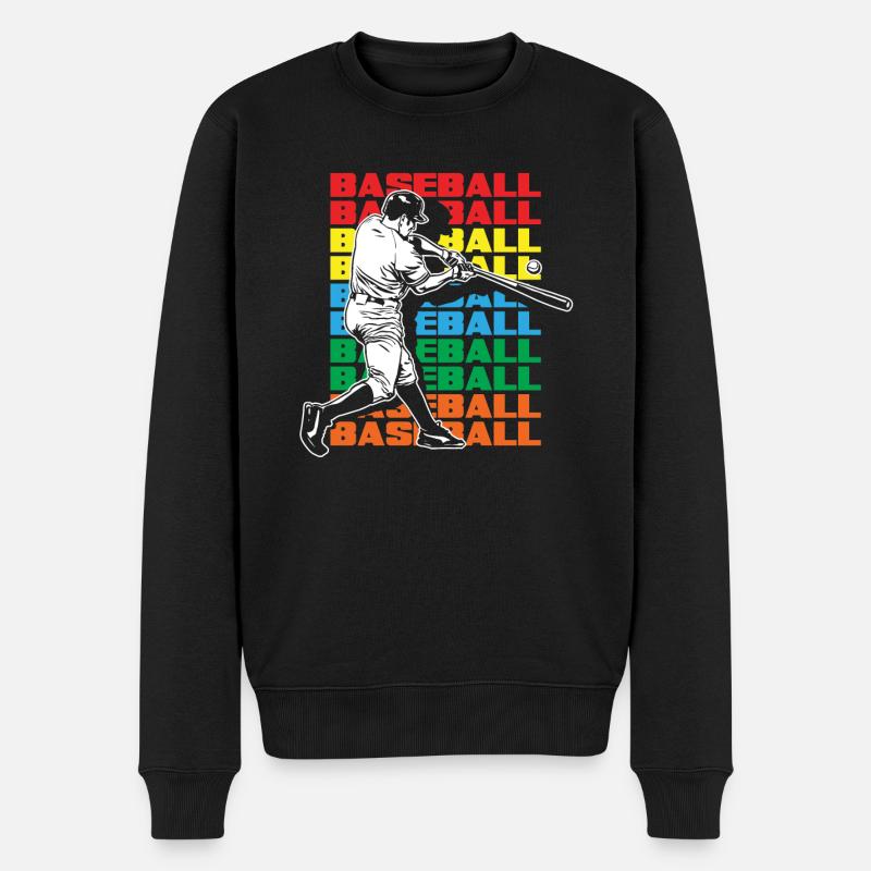 Drôle de baseball - Pull Premium bio Homme - noir