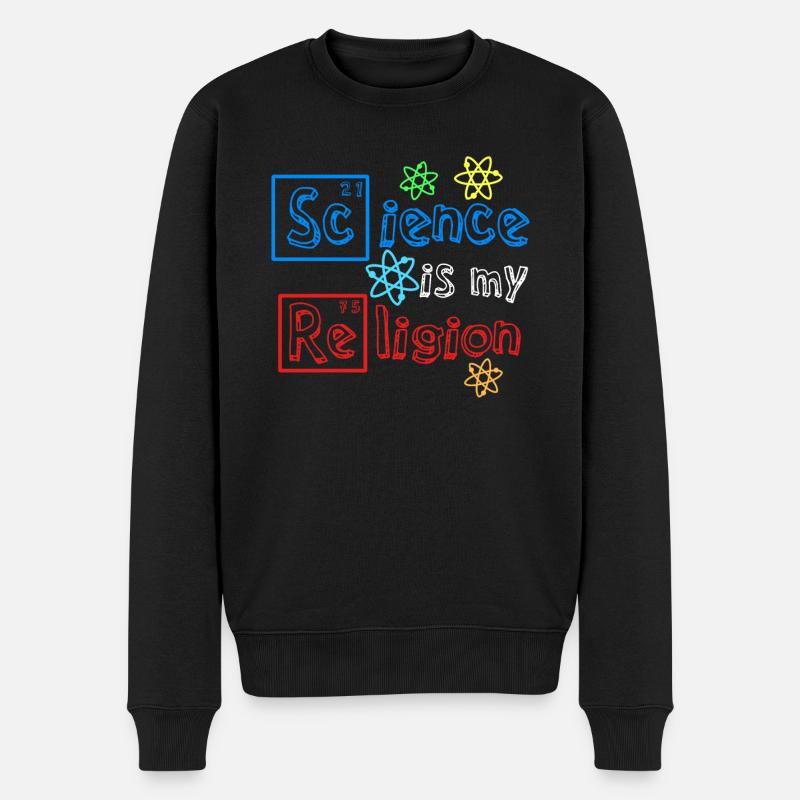 Science Athée Athéisme Agnostique Athéisme - Pull Premium bio Homme - noir
