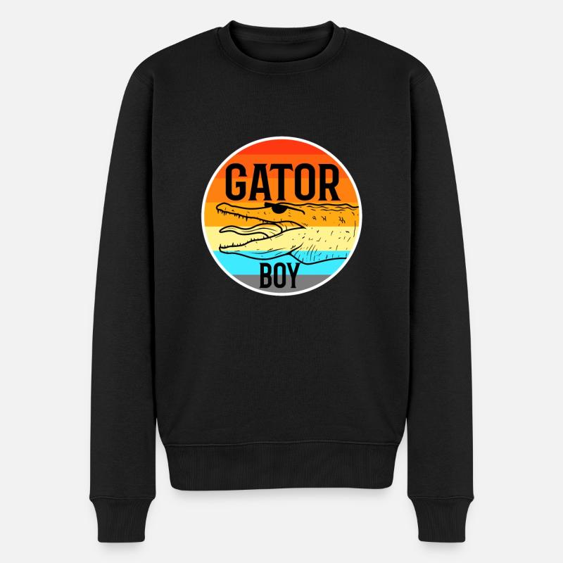 Gator Boy - Pull Premium bio Homme - noir