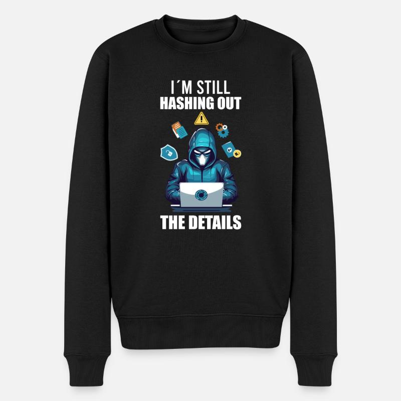 Ethical Hacking Analyst Ethical Cyber Security - Männer Premium Bio Pullover - Schwarz