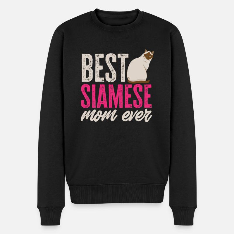 Chat siamois - Pull Premium bio Homme - noir