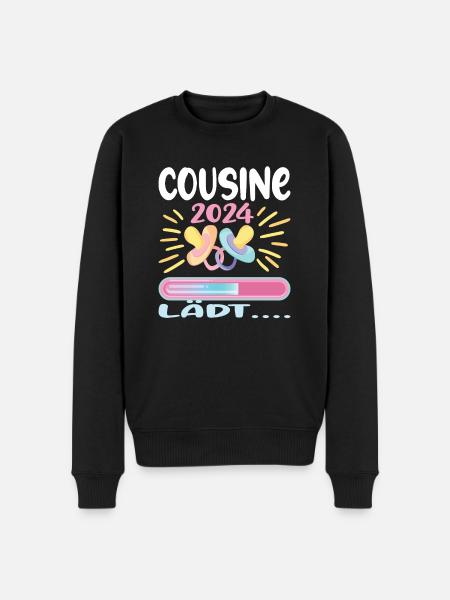 Cousine werden Cousine 2024 - Männer Premium Bio Pullover - Schwarz