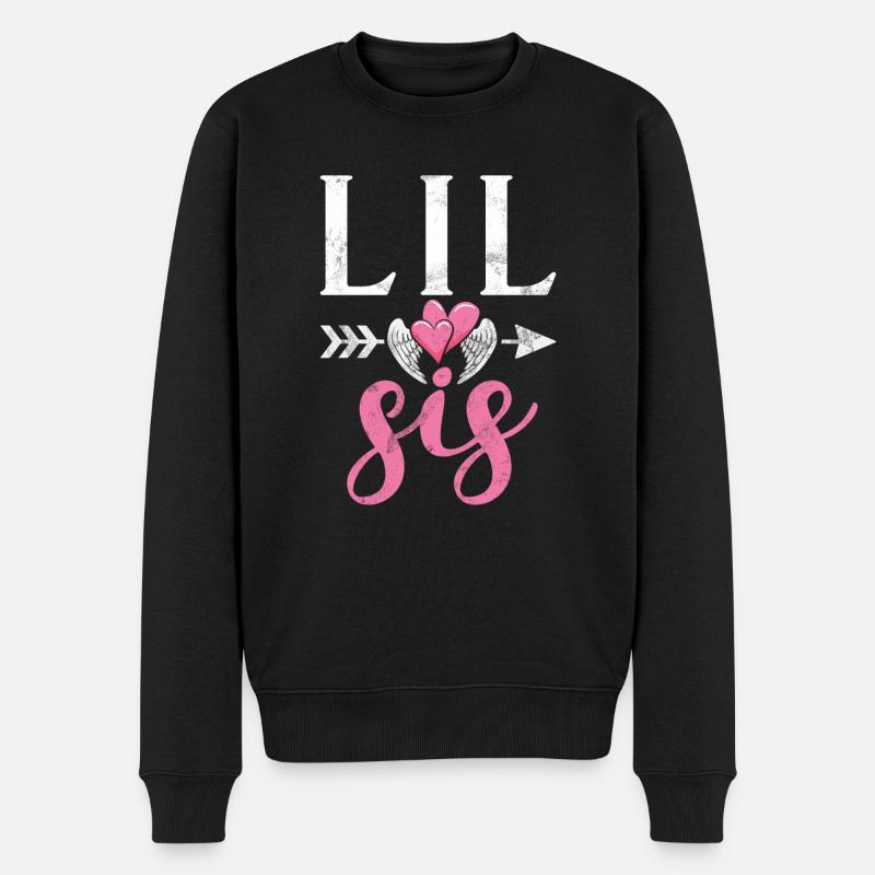 Cadeaux Petite Soeur - Pull Premium bio Homme - noir