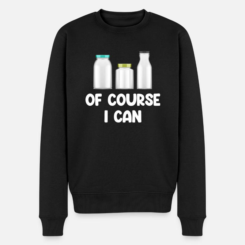 Bien sûr, je peux conserver la saison des conserves - Pull Premium bio Homme - noir