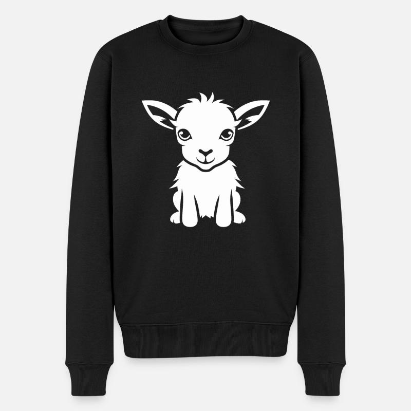 Citation humour petite chèvre - Pull Premium bio Homme - noir