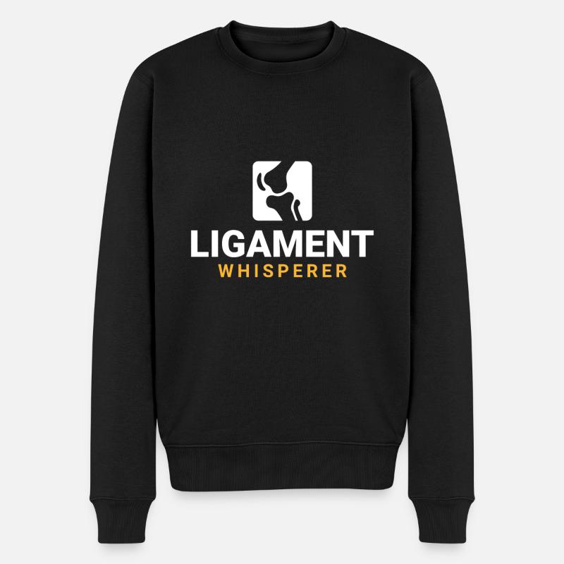 Die Kunst Der Bandtherapie - Whisperer - Männer Premium Bio Pullover - Schwarz