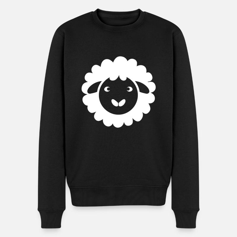 Bébé mouton petit brebis - Pull Premium bio Homme - noir