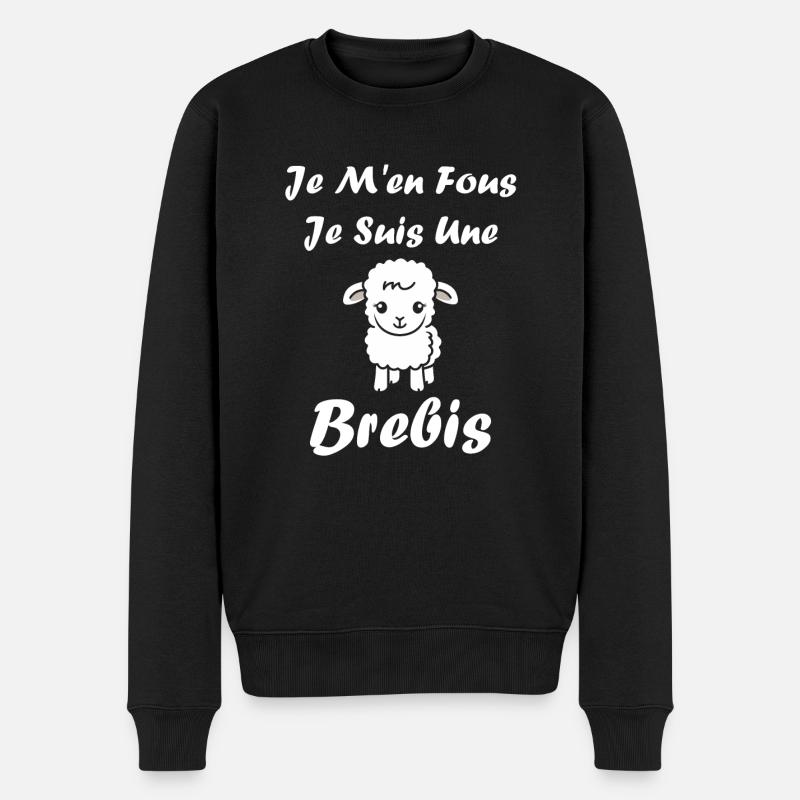 Bébé mouton petit brebis - Pull Premium bio Homme - noir