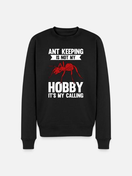 Antkeeping Ant Breeding Ants - Men's Premium Organic Jumper - black