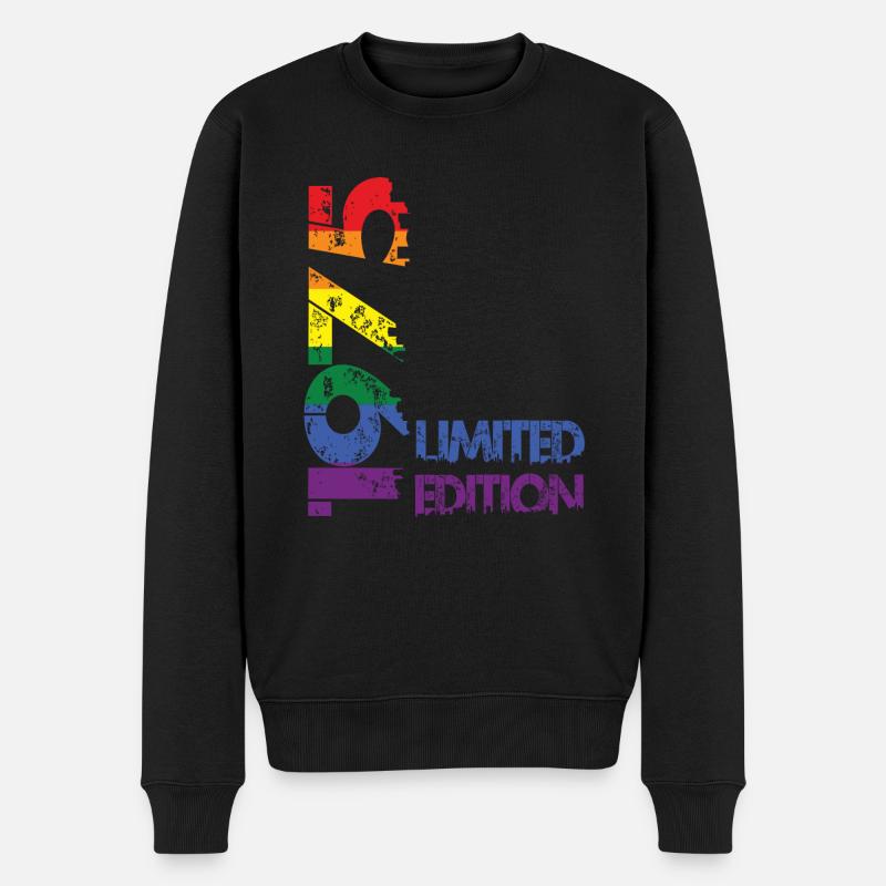 Édition limitée 1975 - Pull Premium bio Homme - noir