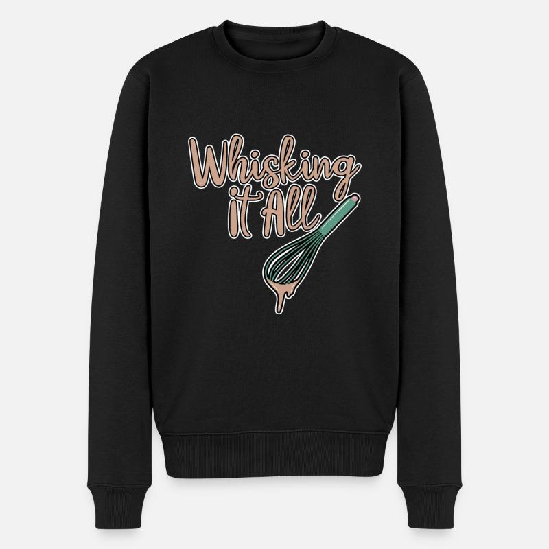 Whisking It All 2 - Männer Premium Bio Pullover - Schwarz