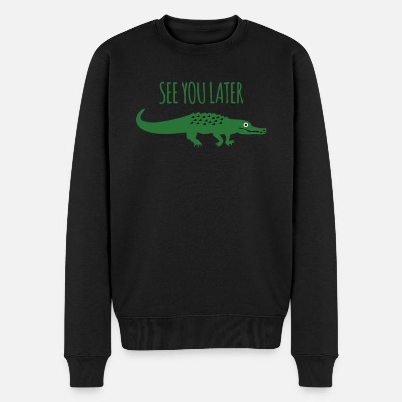 Alligators Blague Alligator - Pull Premium bio Homme - noir