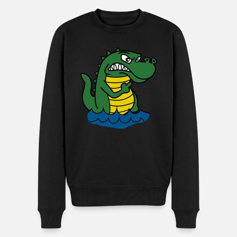 Alligators Alligator - Pull Premium bio Homme - noir