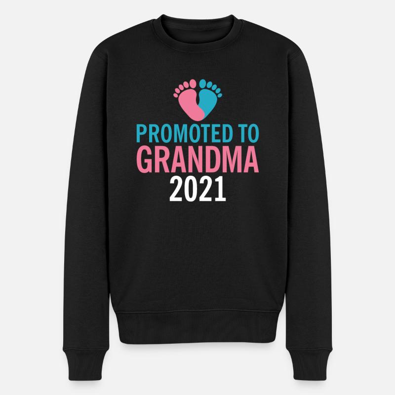 Cadeaux grand-mère - Pull Premium bio Homme - noir