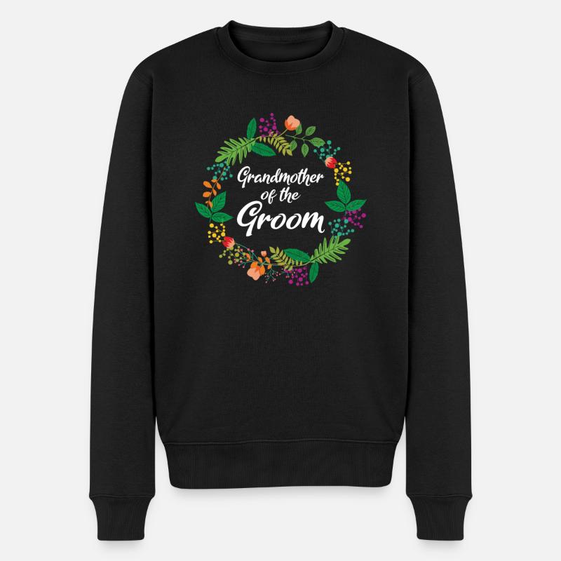 Cadeaux grand-mère - Pull Premium bio Homme - noir